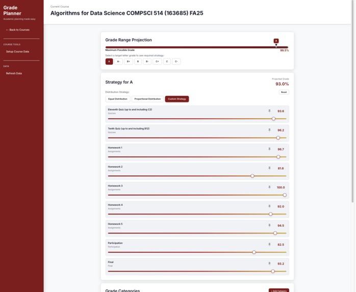 GradePlanner – screenshot 7