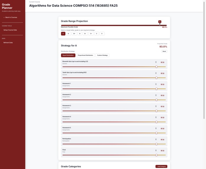 GradePlanner – screenshot 5