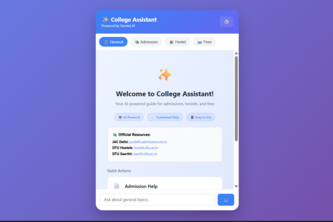AI-Powered Campus Buddy – Simplifying DTU Processes