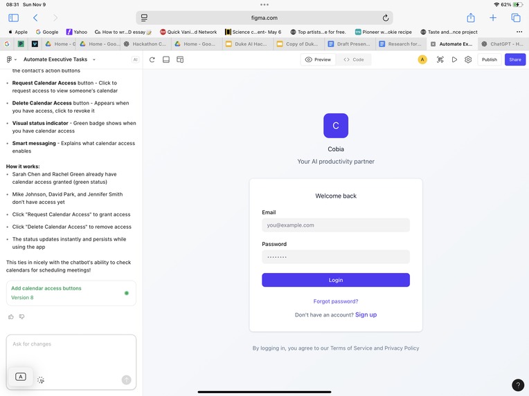 Cobia - AI Executive Assistant – screenshot 3
