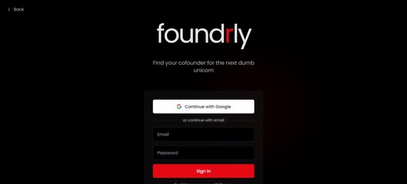 Foundrly – screenshot 2