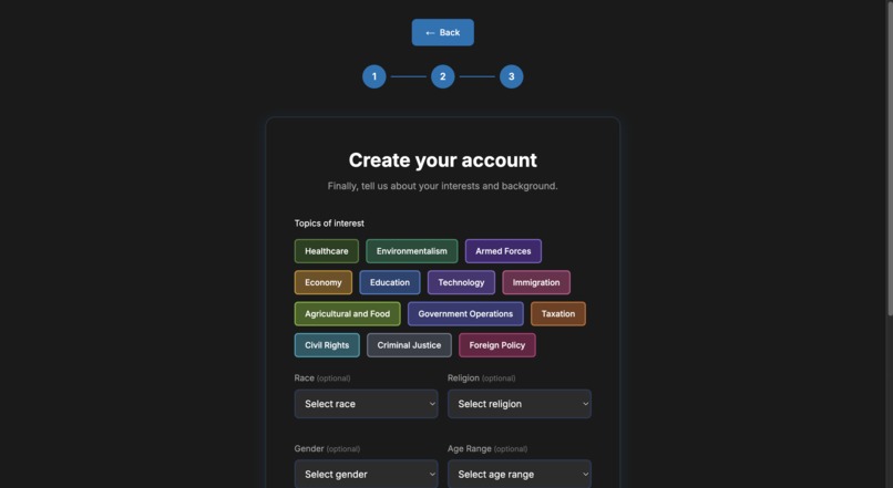 Consensi – screenshot 4