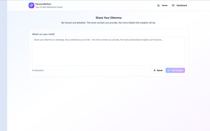 PersonaReflect – screenshot 2