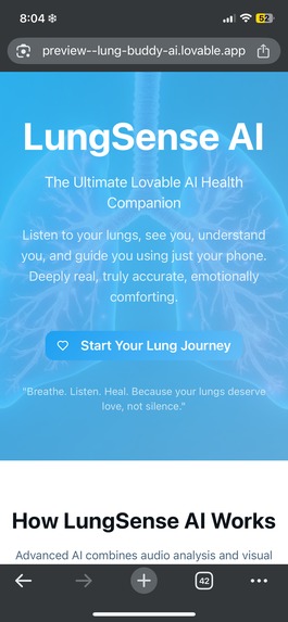 LungSense+Heart AI – screenshot 1