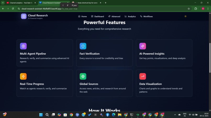 Cloud Research Assistant – screenshot 3