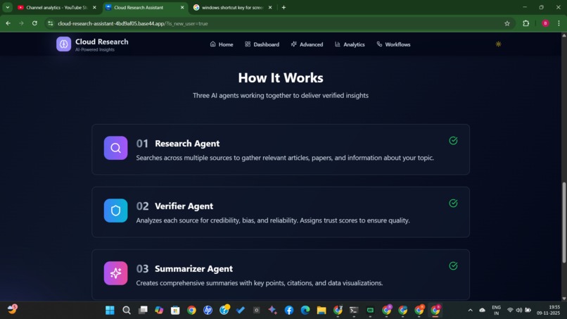 Cloud Research Assistant – screenshot 4