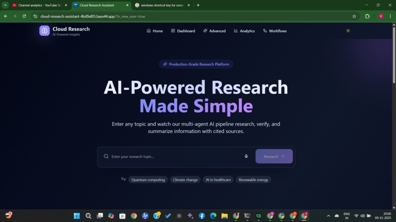 Cloud Research Assistant – screenshot 6