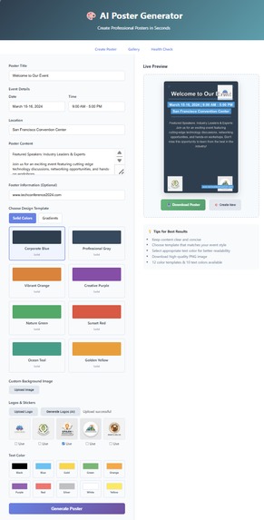 Simple-Poster-Generator – screenshot 5