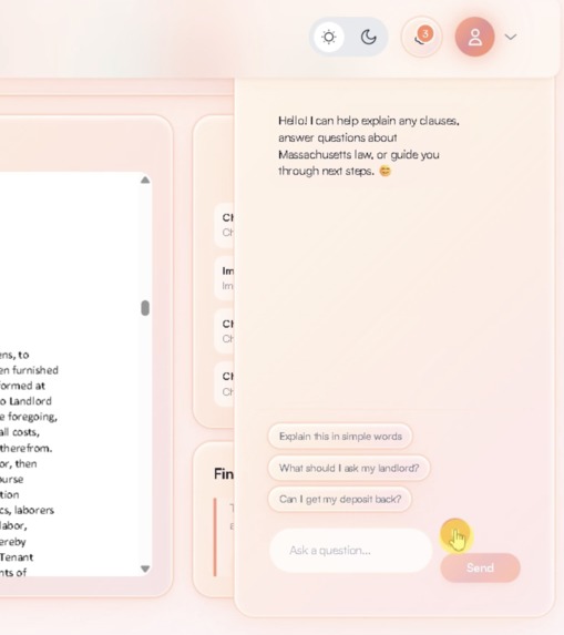 Clause – screenshot 2