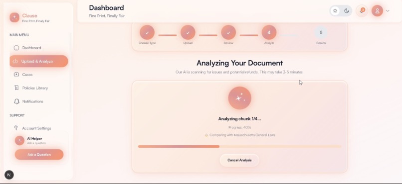 Clause – screenshot 5