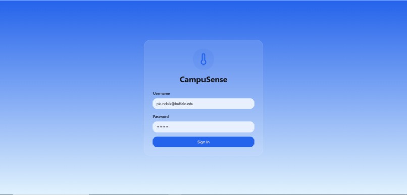 CampuSense – screenshot 1