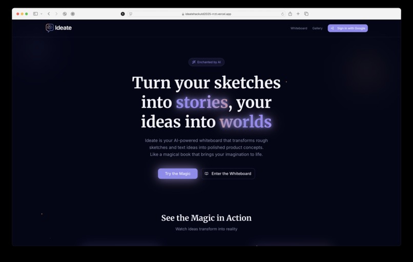Ideate – screenshot 1
