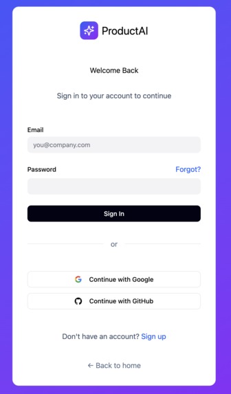 ProductAI – screenshot 2