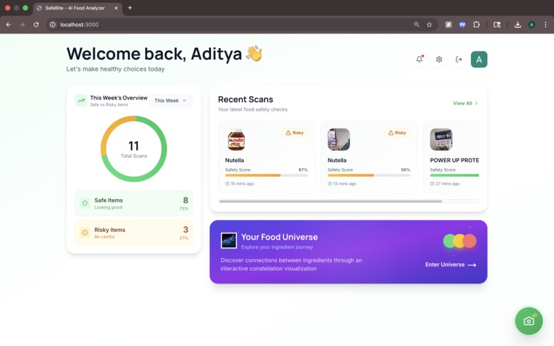 SafeBite – screenshot 3