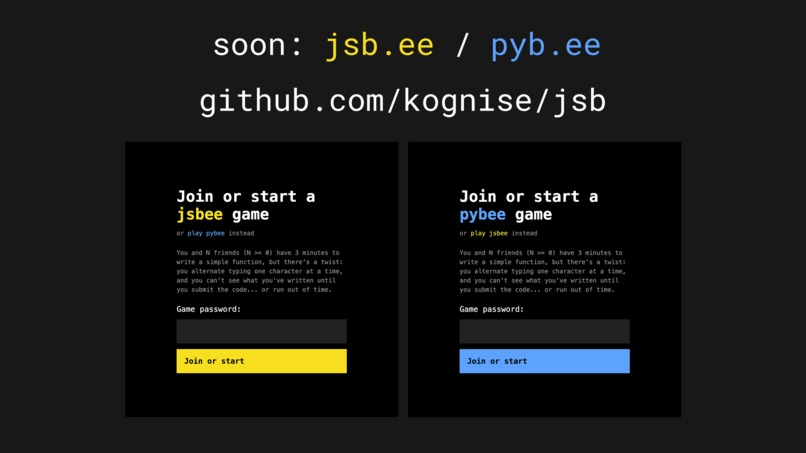 jsbee & pybee – screenshot 1