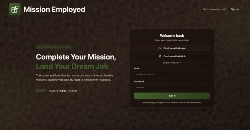 Mission Employed – screenshot 1