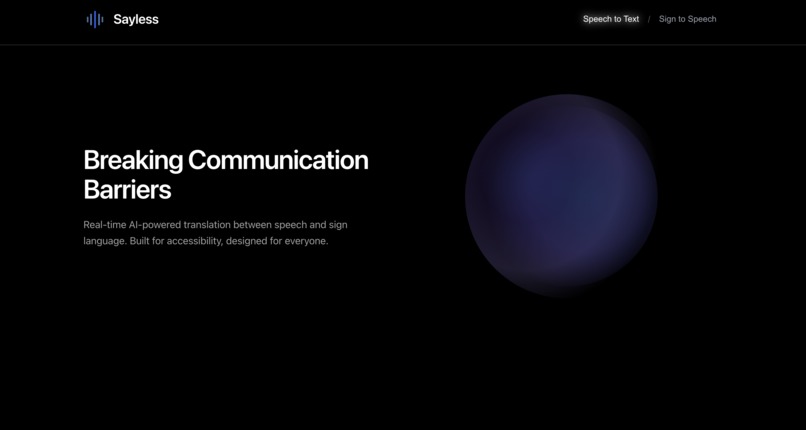 Sayless – screenshot 1