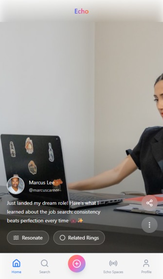 Echo App - Hopescrolling – screenshot 2