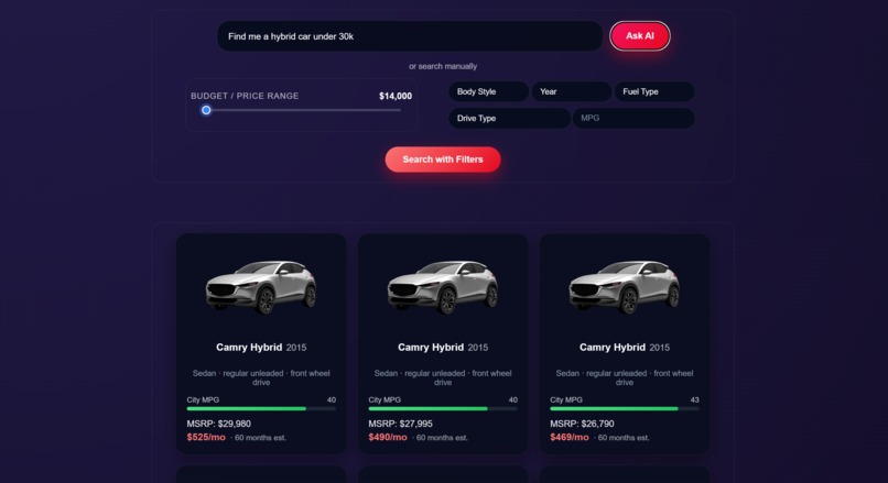 Toyota AI Search – screenshot 2
