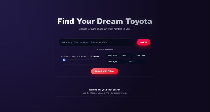 Toyota AI Search – screenshot 1