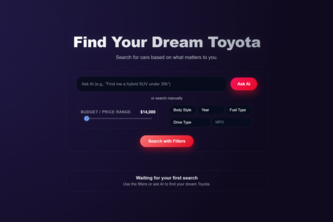 Toyota AI Search