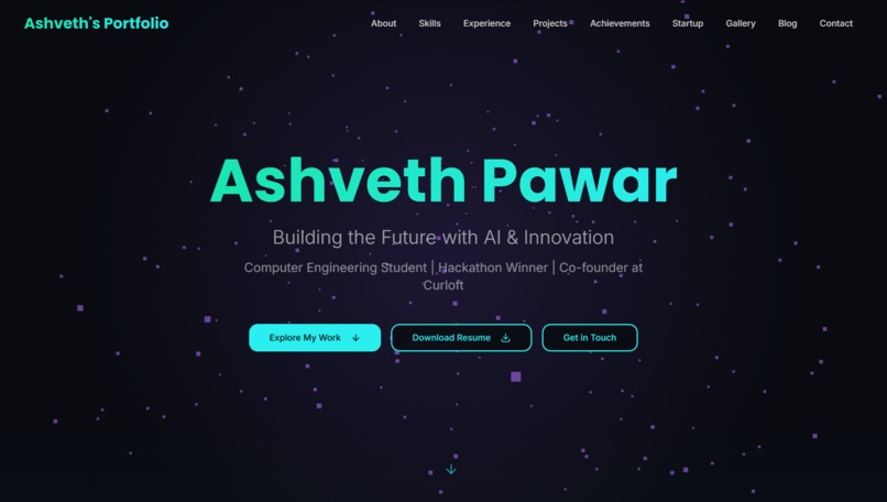 Ashveth's Portfolio – screenshot 6