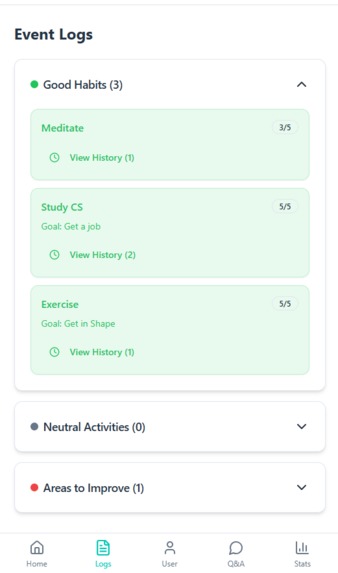 BeBetter – screenshot 2