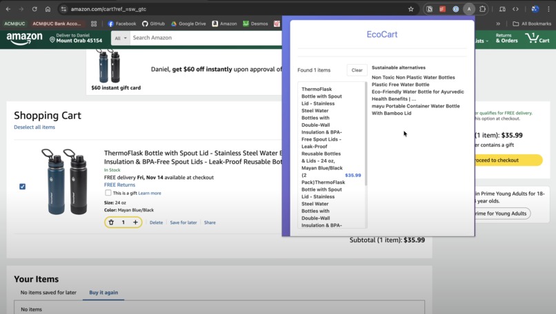 EcoCart – screenshot 1