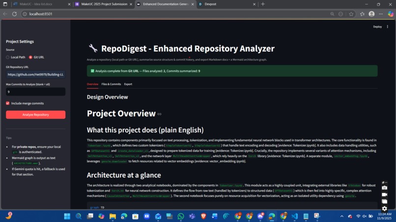 RepoDigest - Enhanced Repository Analyzer – screenshot 4