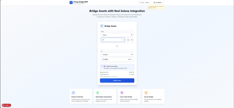 Privacy_Bridge – screenshot 1