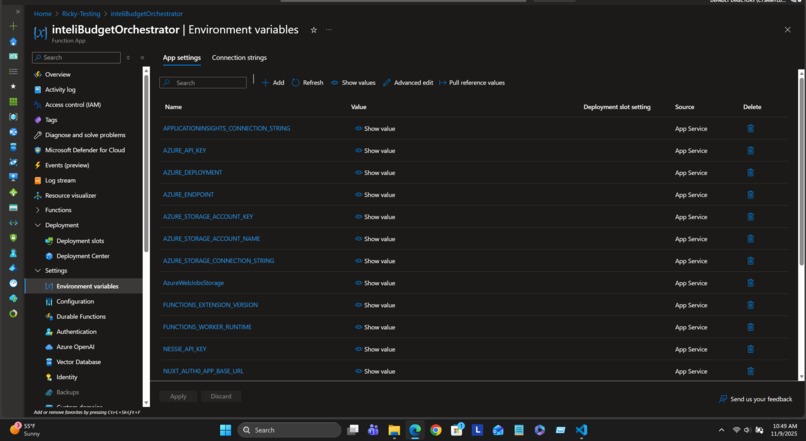 inteliBudget – screenshot 1