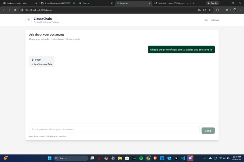 ClauseChain – screenshot 4