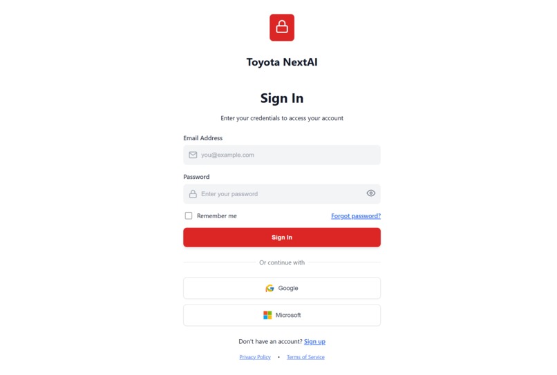 Toyota AI – screenshot 1