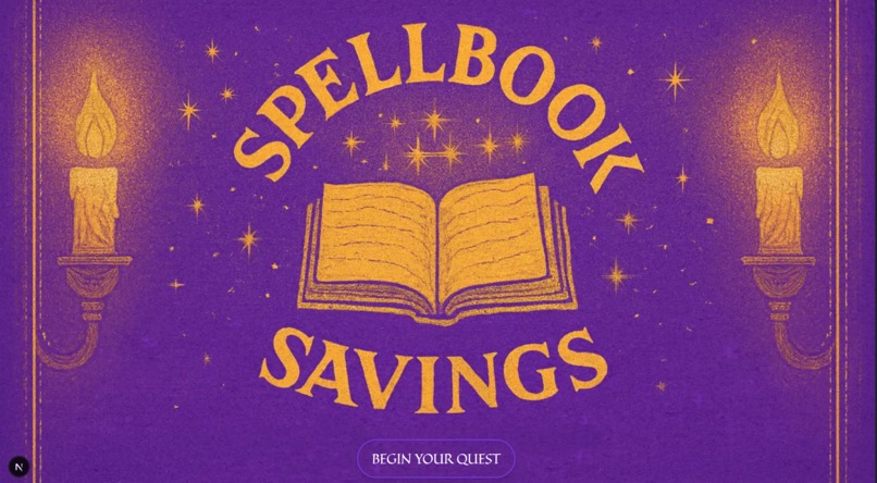 Spellbook Saving - HackUTD 2025 – screenshot 1