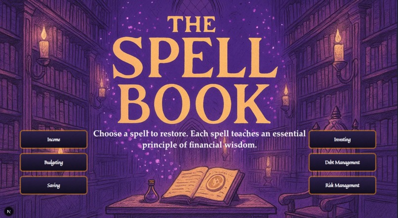 Spellbook Saving - HackUTD 2025 – screenshot 2