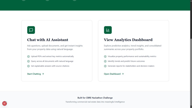 CBRE Intelligence Hub – screenshot 2