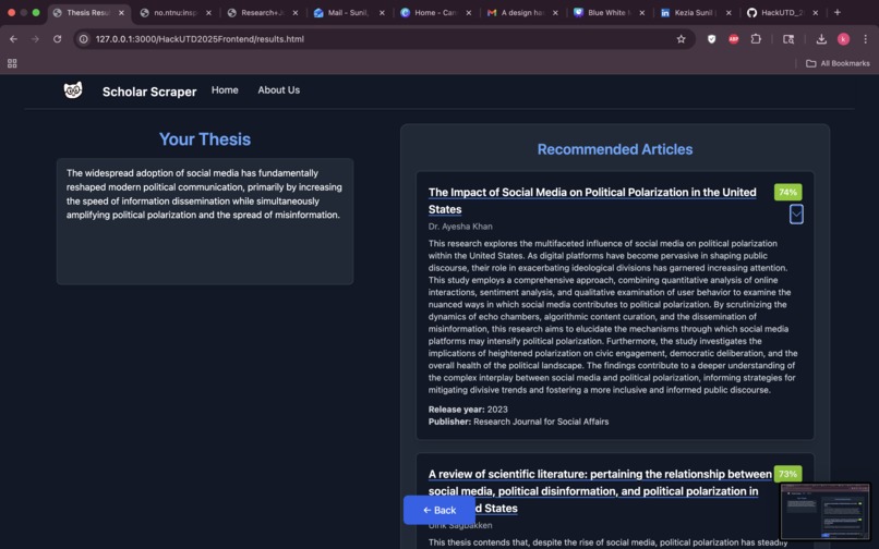 Scholar Scraper – screenshot 4
