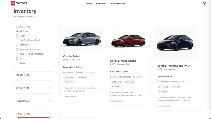 FindMyToyota – screenshot 2