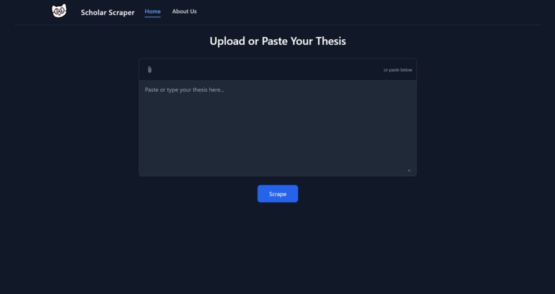 Scholar Scraper – screenshot 1