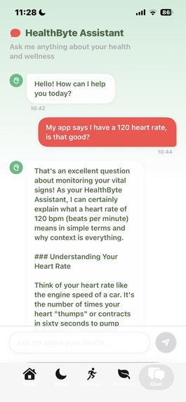 HealthByte – screenshot 2