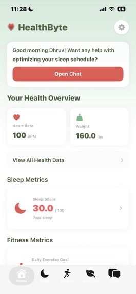 HealthByte – screenshot 3