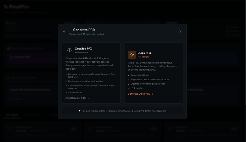 ProdPlex – screenshot 2