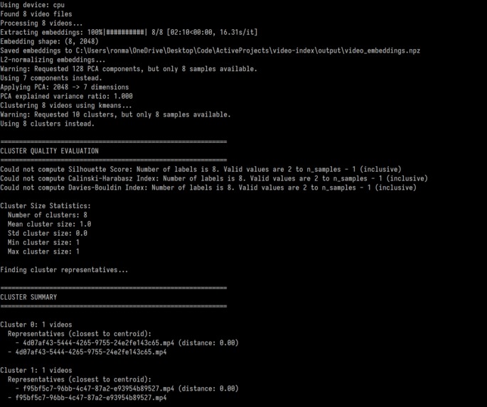 Video Index – screenshot 2