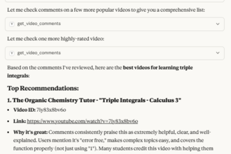 Youtube MCP server