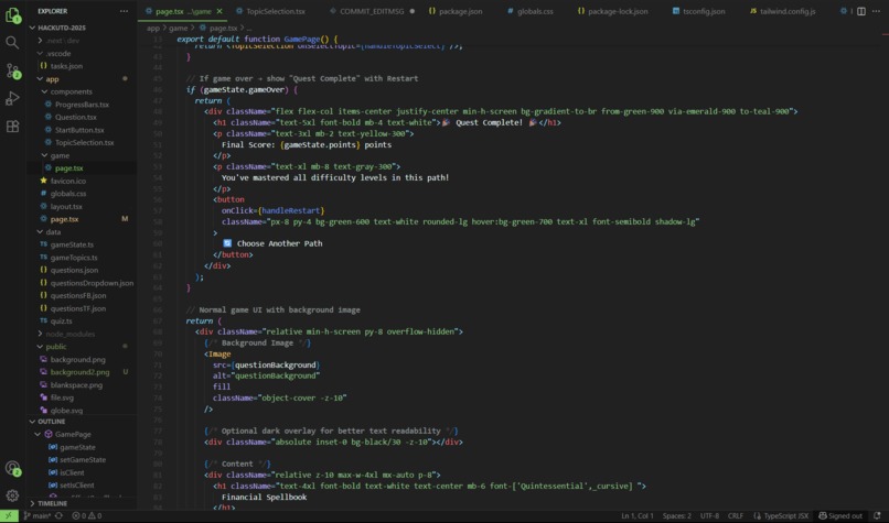 Spellbook Saving - HackUTD 2025 – screenshot 5