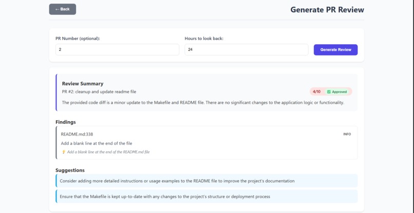 DevStandup AI – screenshot 1