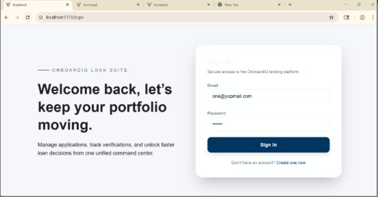 OnboardIQ – screenshot 1