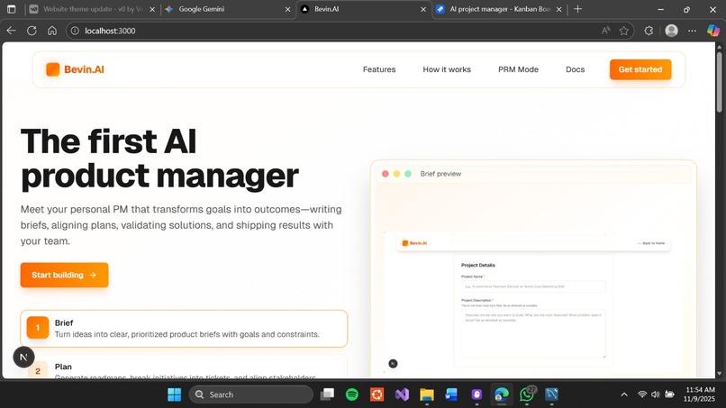 bevinAI – screenshot 1