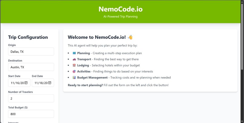 NemoCode.io – screenshot 1