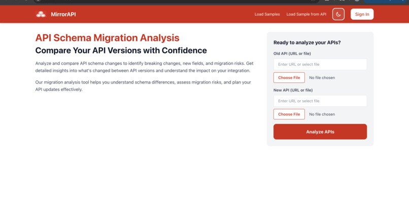 MirrorAPI – screenshot 1